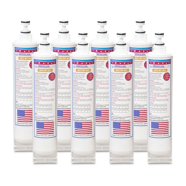 American Filter Co Thermador 648016 Comparable Refrigerator Water Filters (made by Model number AFC-RF-W1), 8PK Thermador-00648016-AFC-RF-W1-8-93467 - main